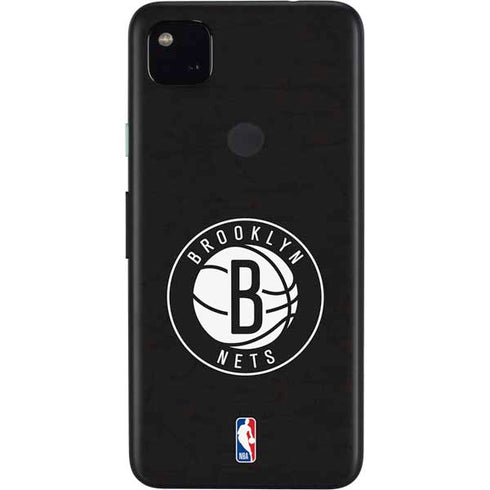 NBA Brooklyn Nets Distressed Google Pixel 4a Skin
